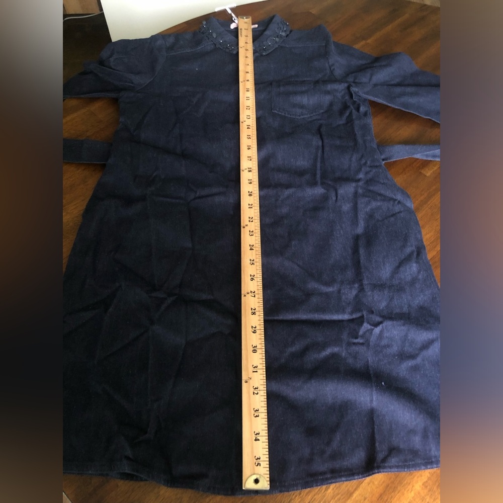 NWT $259 Ted Baker London Salat Denim Shirtdress in size Ted Baker 2 / US 6 ! - Picture 4 of 7